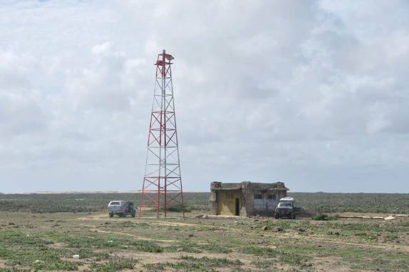 O farol que marca o início da América do Sul, em Punta Gallinas, península de La Guajira, na Colômbia